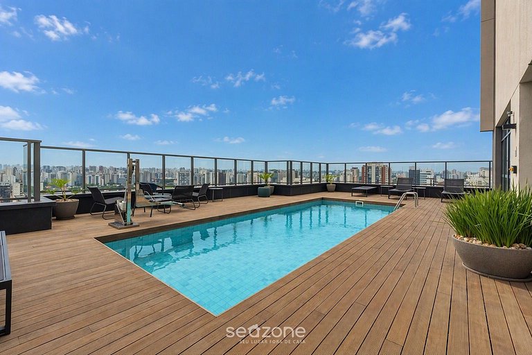 Studio Bien ubicado en Condo. c/ Piscina GOP0092