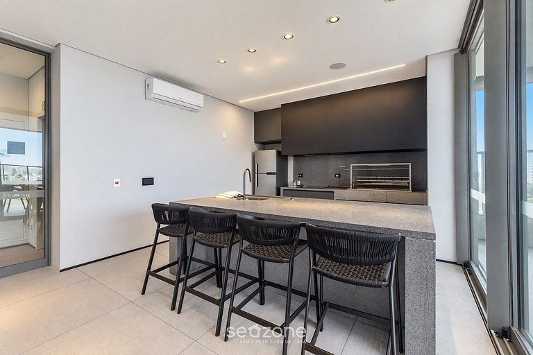 Studio Bien ubicado en Condo. c/ Piscina GOP0092