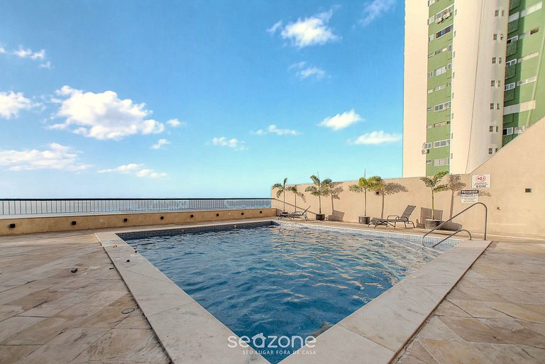 Studio en Condo. c/ Piscina y Vista Mar SVM1310