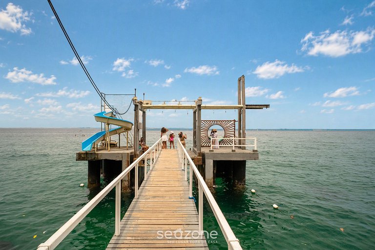 Studio em Cond. c/ Piscina e Vista Mar SVM1310
