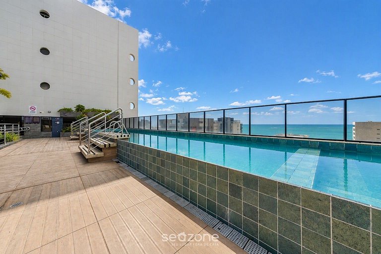 Studio em Cond. c/ Piscina a 340m Mar ETI0723