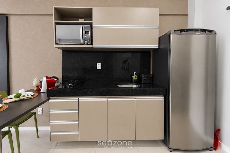 Studio em Cond. c/ Piscina a 340m Mar ETI0723