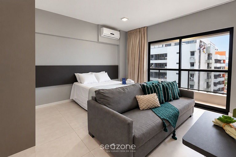 Studio en Condo. c/ Piscina a 340m Mar ETI0723