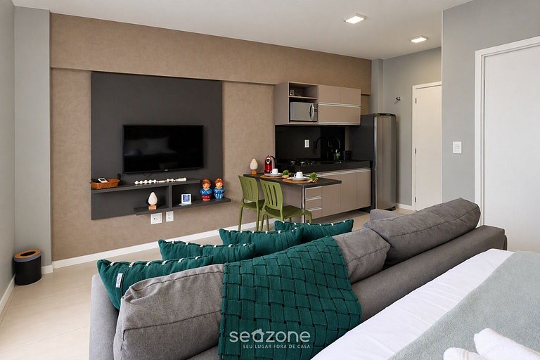 Studio em Cond. c/ Piscina a 340m Mar ETI0723