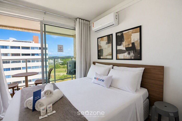 Moderno c/ piscina a 40 m da praia CMZ0616