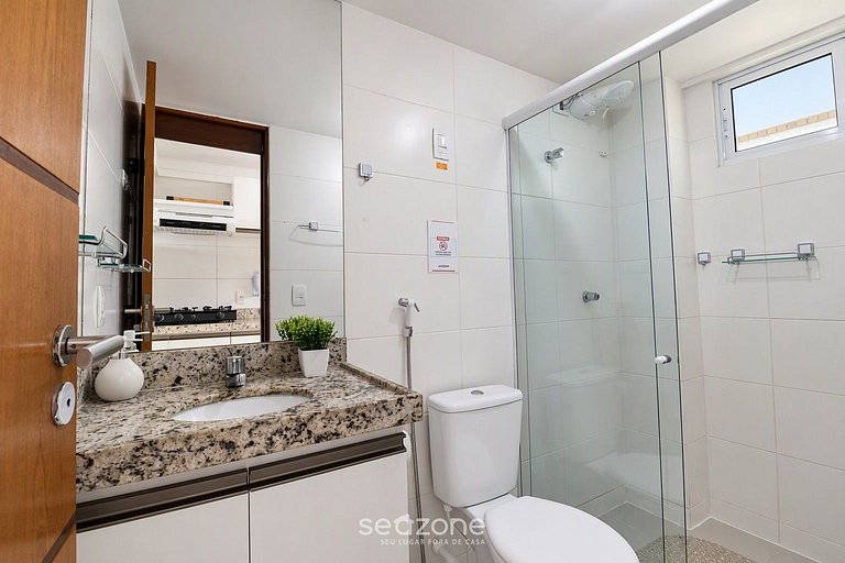 Moderno c/ piscina a 40 m da praia CMZ0616