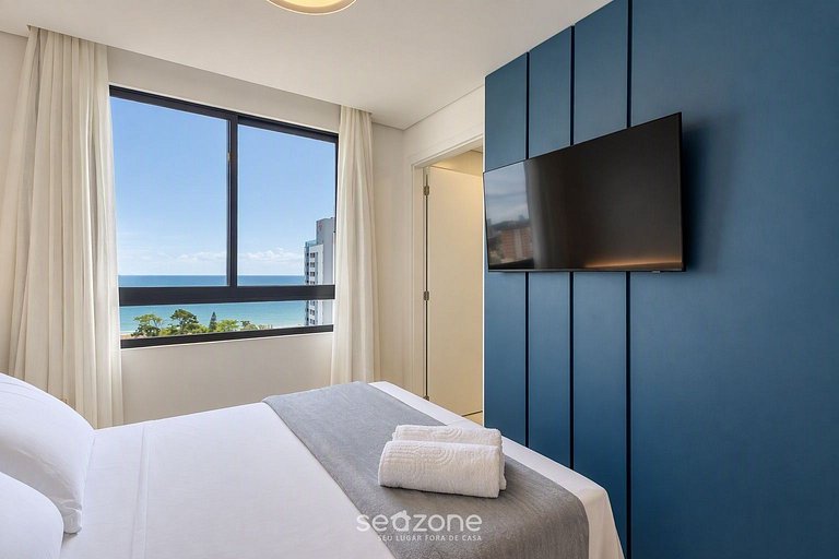Apto con vista al mar y balcón gourmet SKL1201