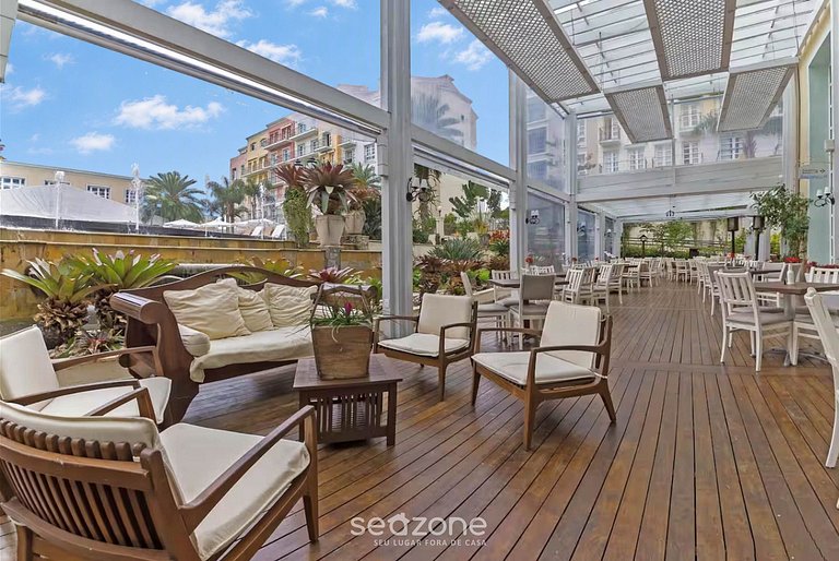 Estudio en Jurerê cobertura única en resort ILC4501 Seazone