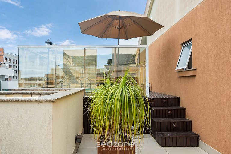 Apto c/ piscina e churrasq., 280m da praia IMD0502