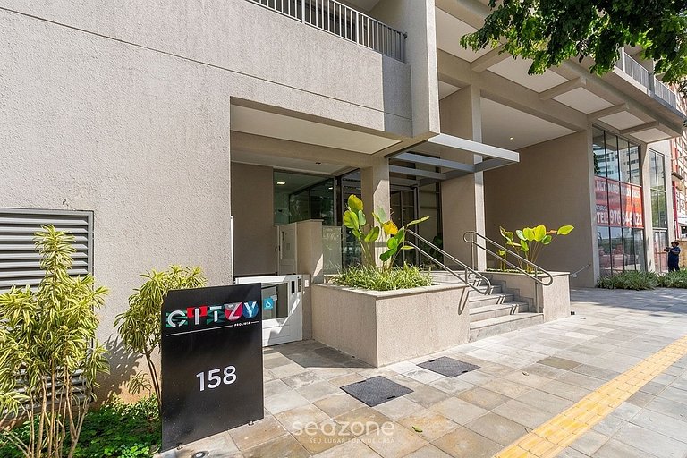 Studio Bela Vista c/Piscina prox Paulista ACP0413