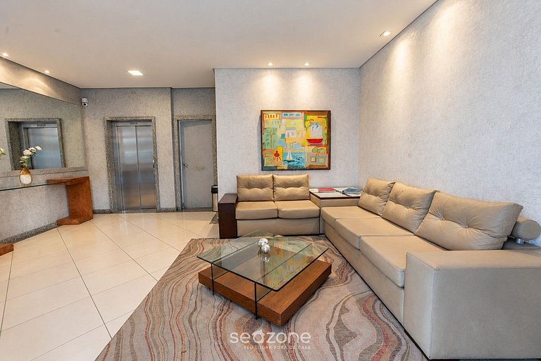 Apto. c/ vista p/ Praia em Cond. LCH1202