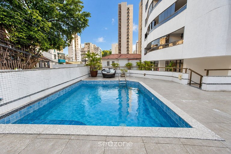 Apto. c/ vista p/ Praia em Cond. LCH1202