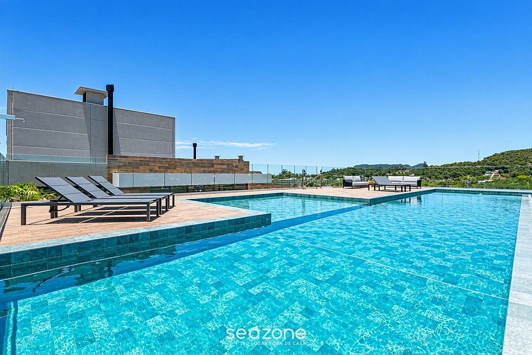 Lindo studio c/ piscina no Campeche OKA233