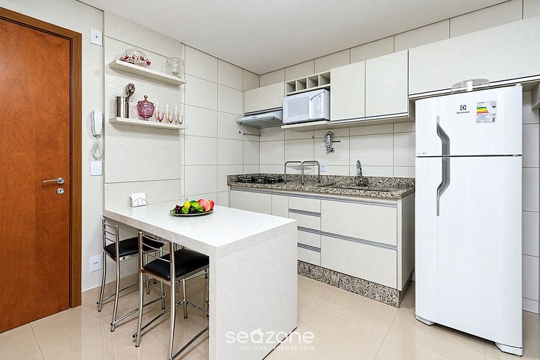 TH807 Flat maravilhoso e decorado no Setor Bueno - COMPLETO