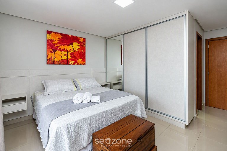 TH807 Flat maravilhoso e decorado no Setor Bueno - COMPLETO