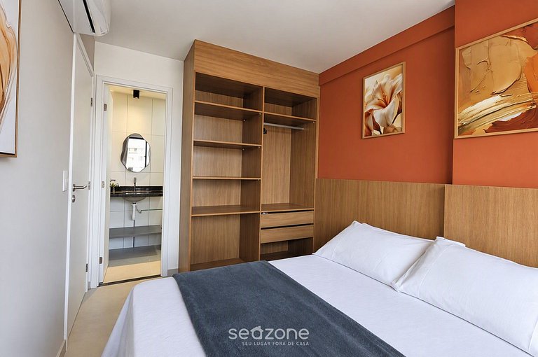 Apto. em Cond. c/ Piscina a 840m da Praia SSI0607