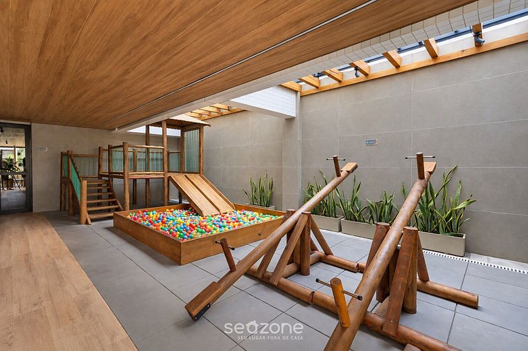 Apto. em Cond. c/ Piscina a 840m da Praia SSI0607