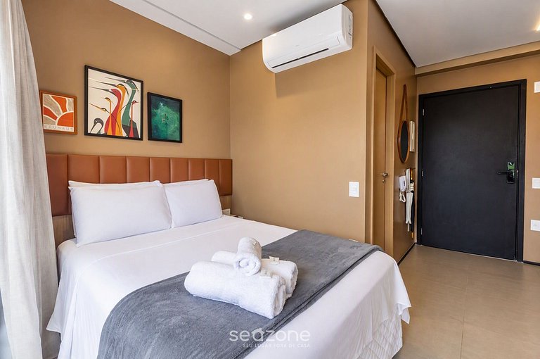 Studio en Condo. c/ Piscina y Vista COB0708