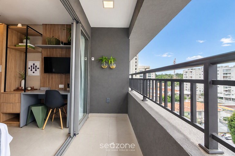 Studio en Condo. c/ Piscina y Vista COB0708