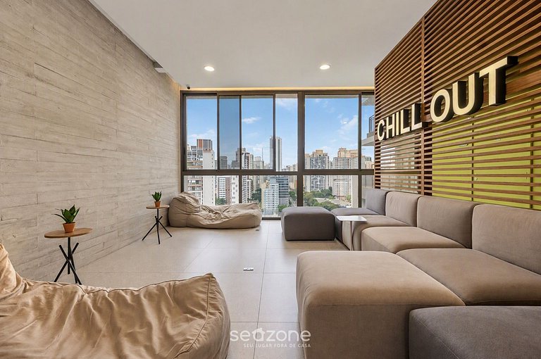 Studio en Condo. c/ Piscina y Vista COB0708