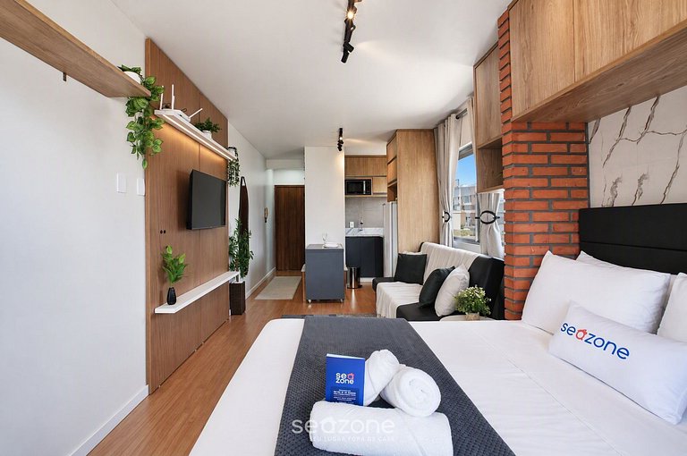 Studio em Cond. a 700m da Praia BOU0203