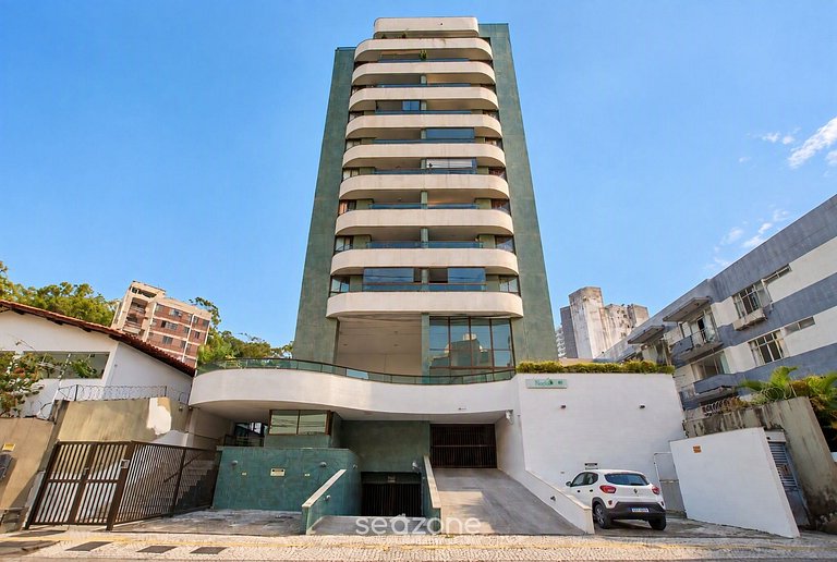 Apto. c/ vista p/ Mar em Cond. c/ Pisc. YAT0804