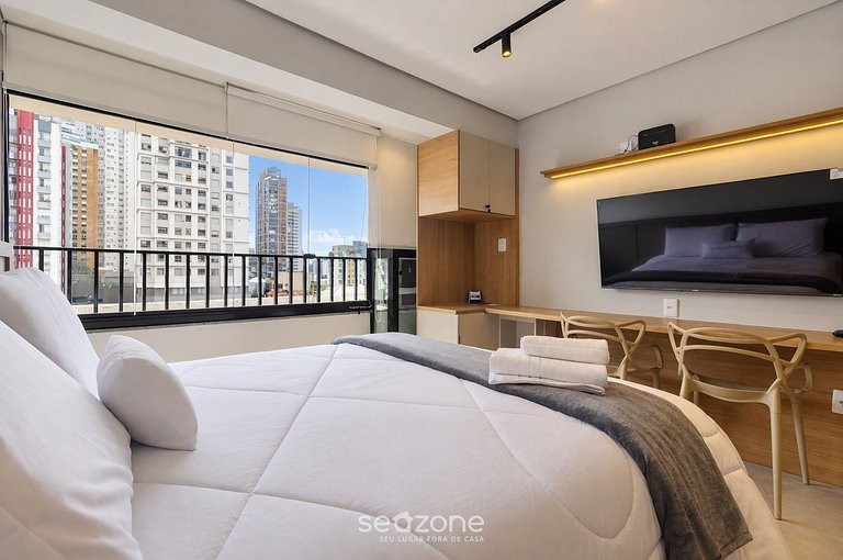 Studio Bem localizado em Cond. c/ Vista CEP0223