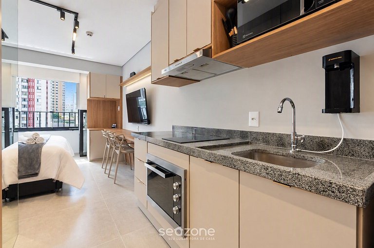 Studio Bem localizado em Cond. c/ Vista CEP0223