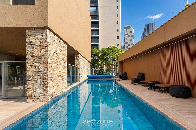 Studio em Cond. c/ Vista p/ Cidade HMR0504