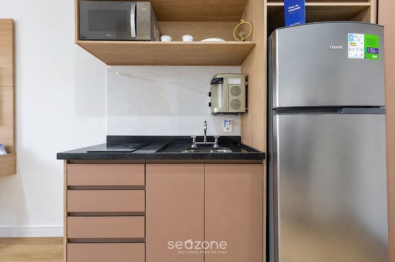 Studio em Cond. c/ Vista p/ Cidade HMR0504
