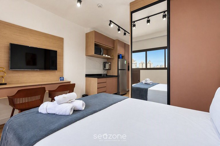 Studio en Condo. c/ Vista a Ciudad HMR0504