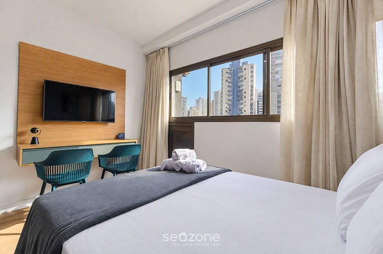Studio en Condo. c/ Vista Ciudad HMR0613