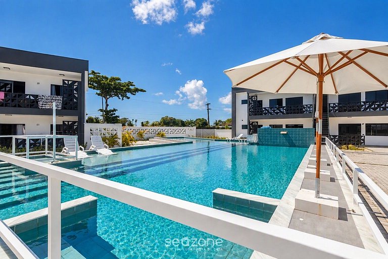 Apto. em Cond. c/ Piscina a 380m da Praia DVB0030