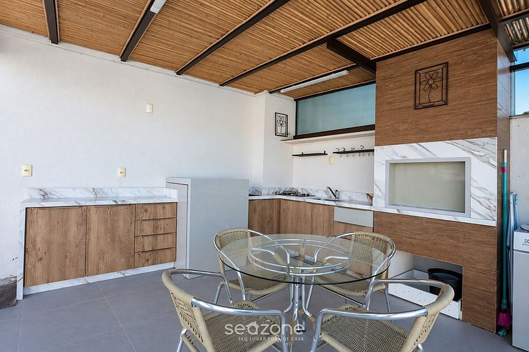 Apto. c/ churrasq. a 930m da Praia RYE0302
