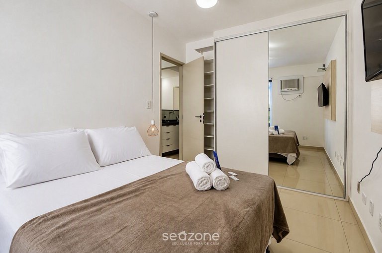 Apto. en Condo. c/ Piscina a 480m Playa FCA0206