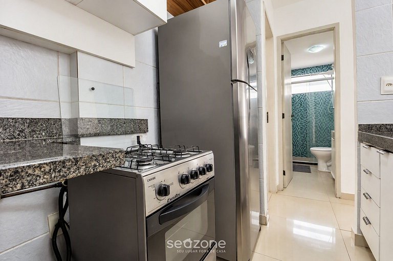 Apto. em Cond. c/ Piscina a 480m da Praia FCA0206