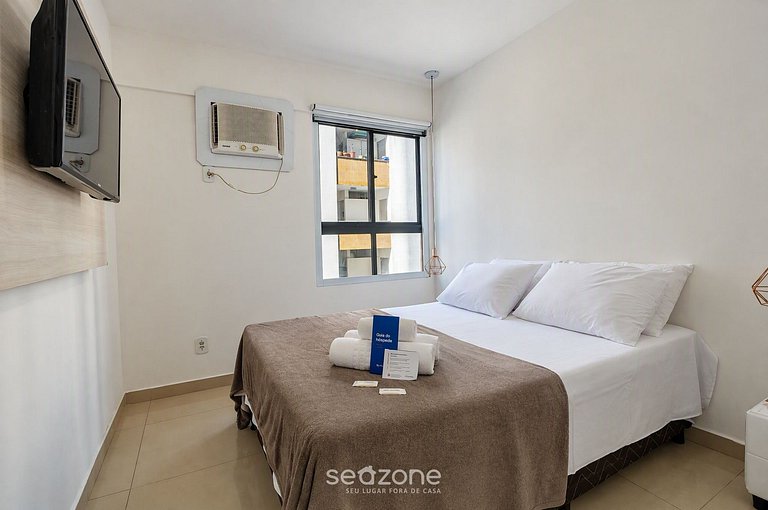 Apto. em Cond. c/ Piscina a 480m da Praia FCA0206