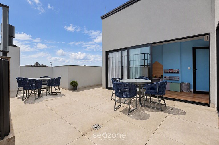 Apto. en Condo. c/ Piscina a 970m Playa VJF0176
