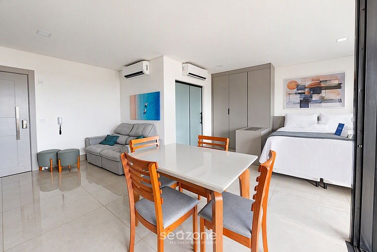 Studio Bien ubicado en Condo. c/ piscina VEO1603