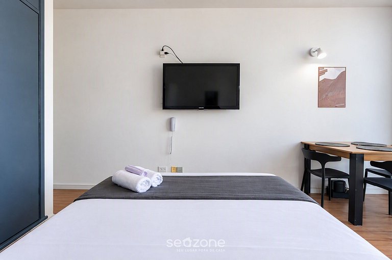 Studio no Edificio Copan c Vista p Cidade CNN2301