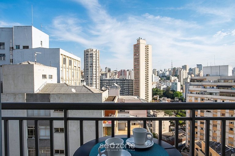 Studio c/ Terraza en Condo. c/ Piscina BVA1408
