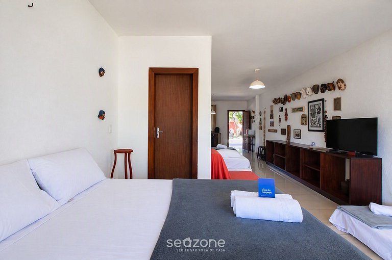 Studio em Cond. c/ Vista Mar a 130m TAC0002