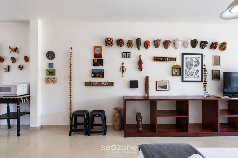 Studio em Cond. c/ Vista Mar a 130m TAC0002