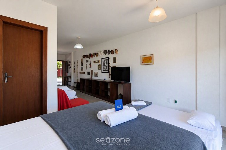 Studio em Cond. c/ Vista Mar a 130m TAC0002