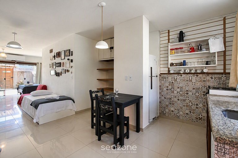 Studio em Cond. c/ Vista Mar a 130m TAC0002