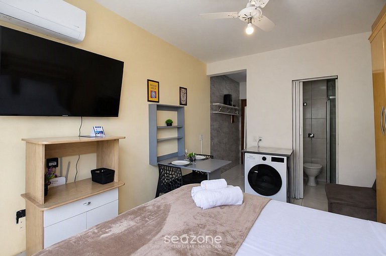 Studio Bem localizado c/ Vista Cid. CCF1503