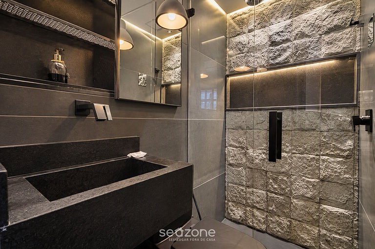 Studio em Cond. c/ Piscina e Vista Cid. OPI0000