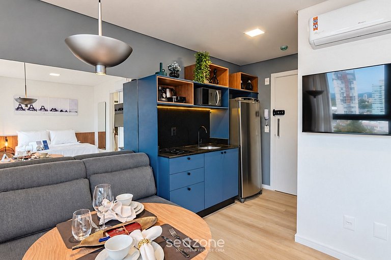 Studio en Condo. c/ Piscina y Vista PIN0408