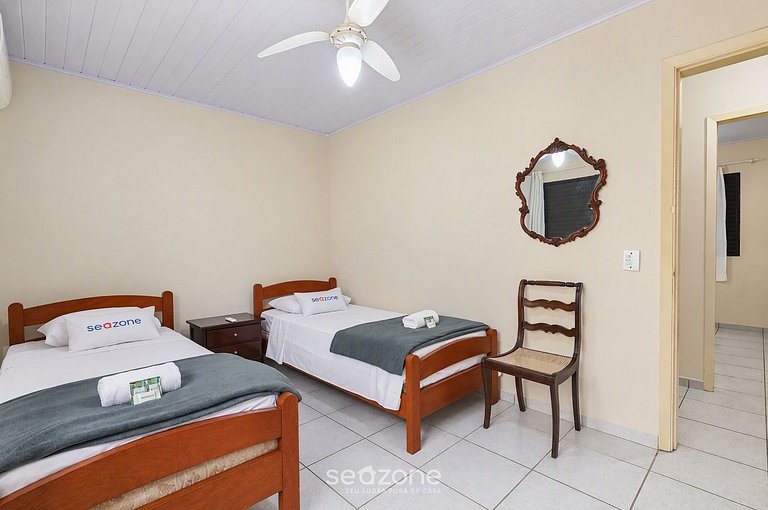 Casa Beira-Mar c/ Terraço e Churrasq. APE0290