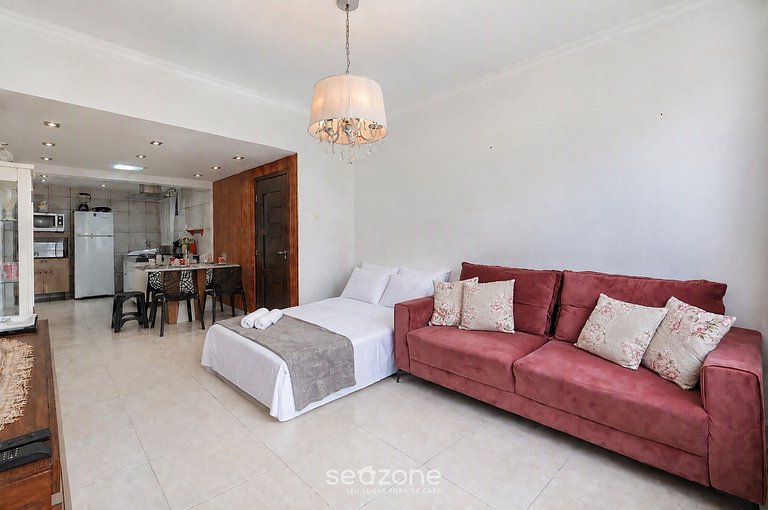 Apto. c/ vista al Mar a 160m Playa SCT0247